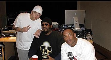 Mark Batson reminisces studio times with Eminem & Dr. Dre with iconic  picture