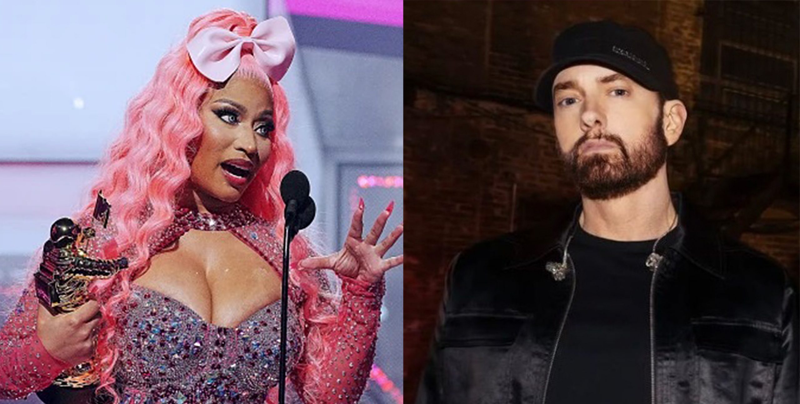 Nicki Minaj brags about having Eminem on her debut album