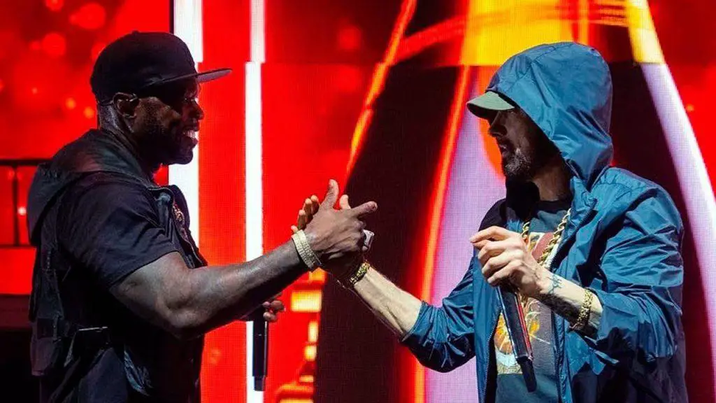 50 Cent shares official live performance from Detroit with Eminem