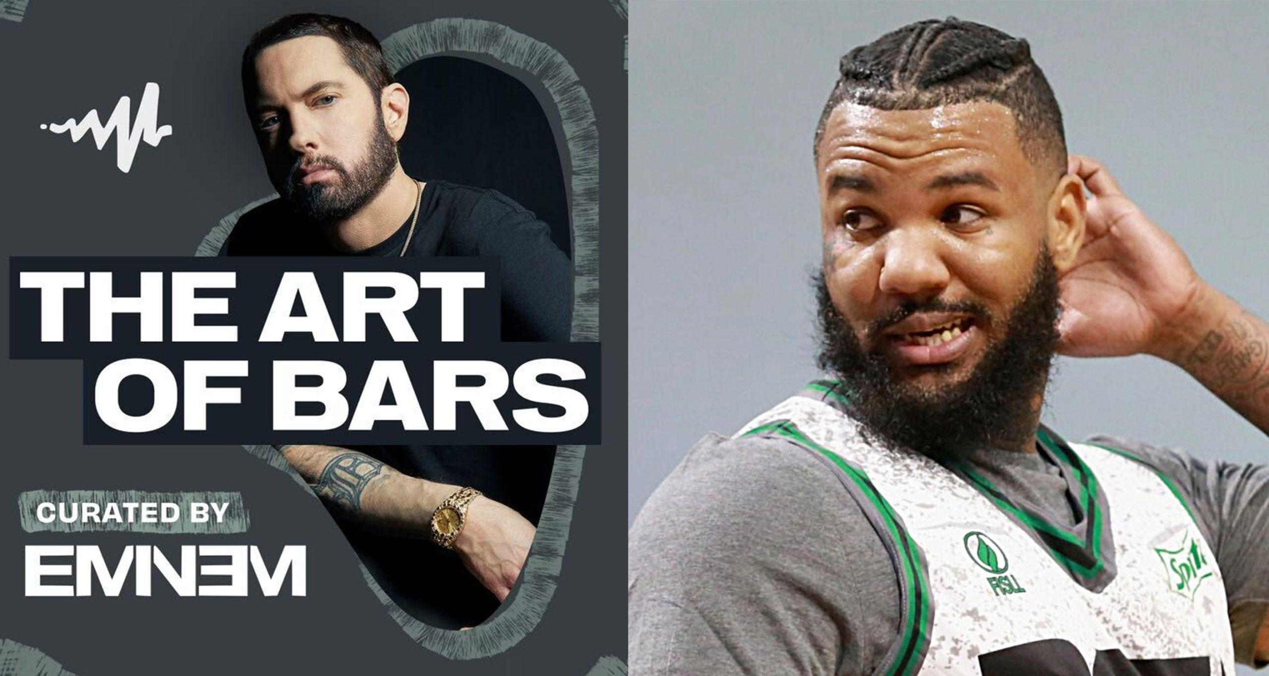 Eminem releases The Art Of Bars playlist, includes two The Game