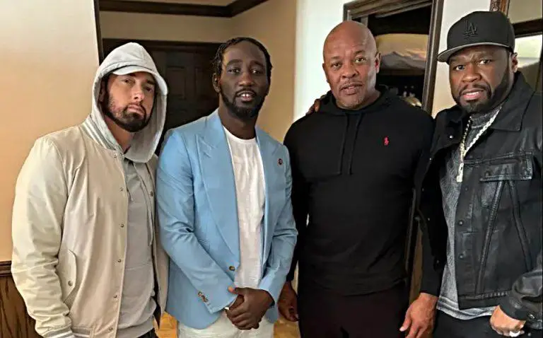 Terence Crawford hangs out with Eminem, 50 Cent and Snoop Dogg as Dr ...