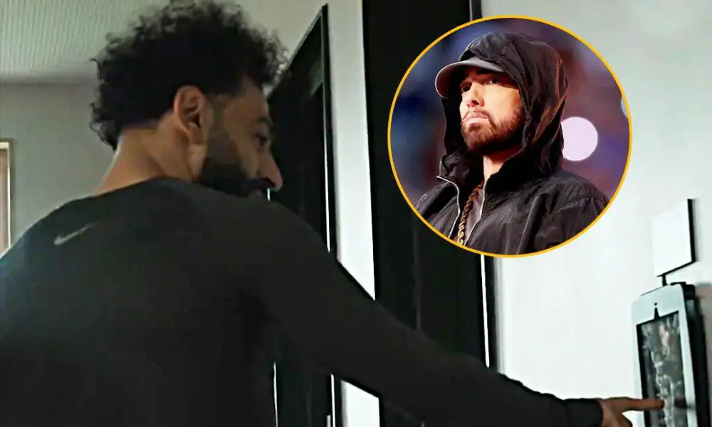 Mohamed Salah makes entire Liverpool squad work out to Eminem