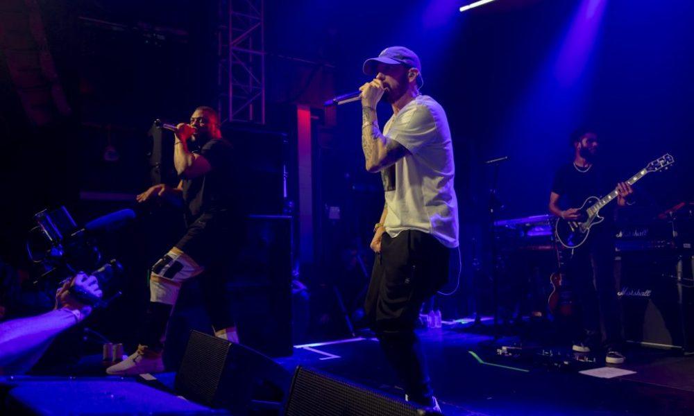 Watch: Eminem & Denaun Porter – “Houdini” (Live in London)