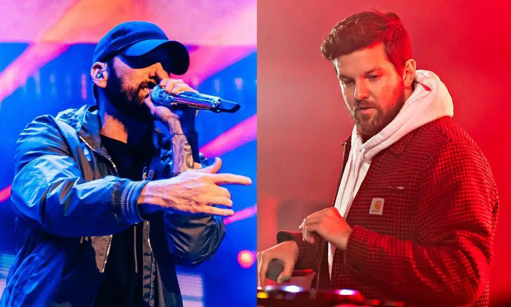 Eminem introduces Dillon Francis to Ibiza show