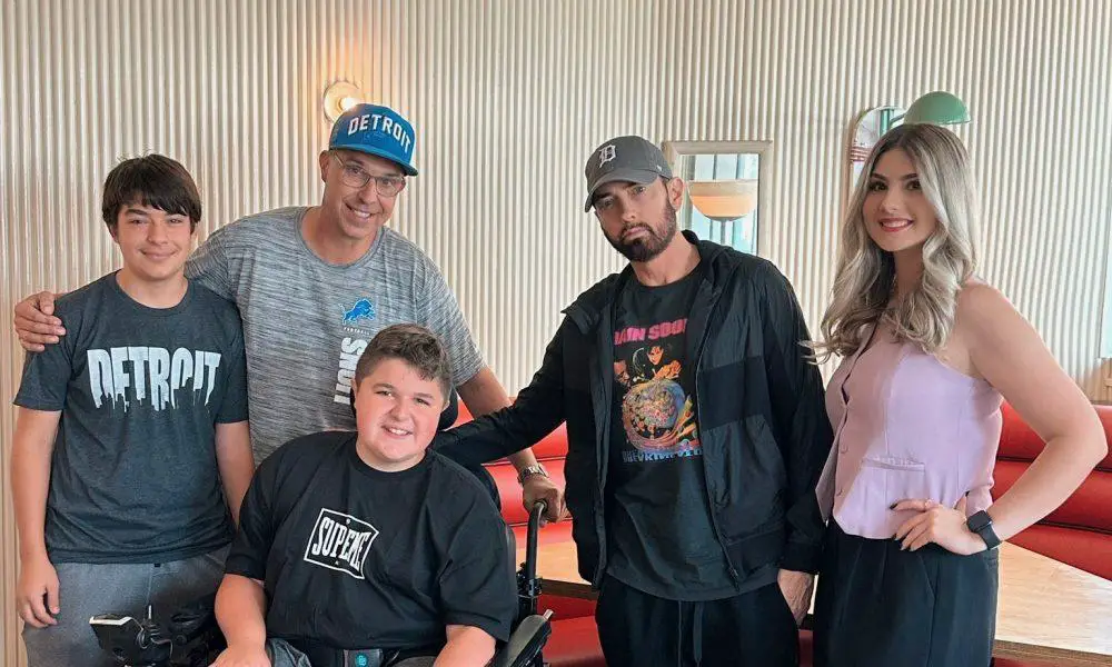 Eminem meets fan through Make A Wish foundation