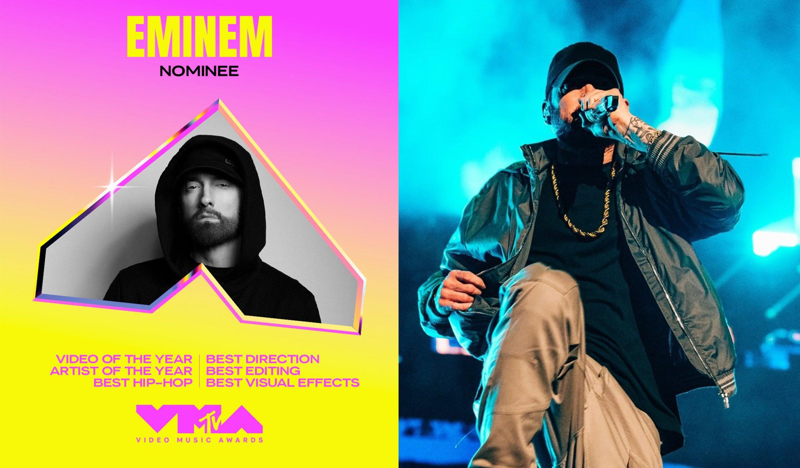 Eminem receives 6 nominations at 2024 MTV VMAs