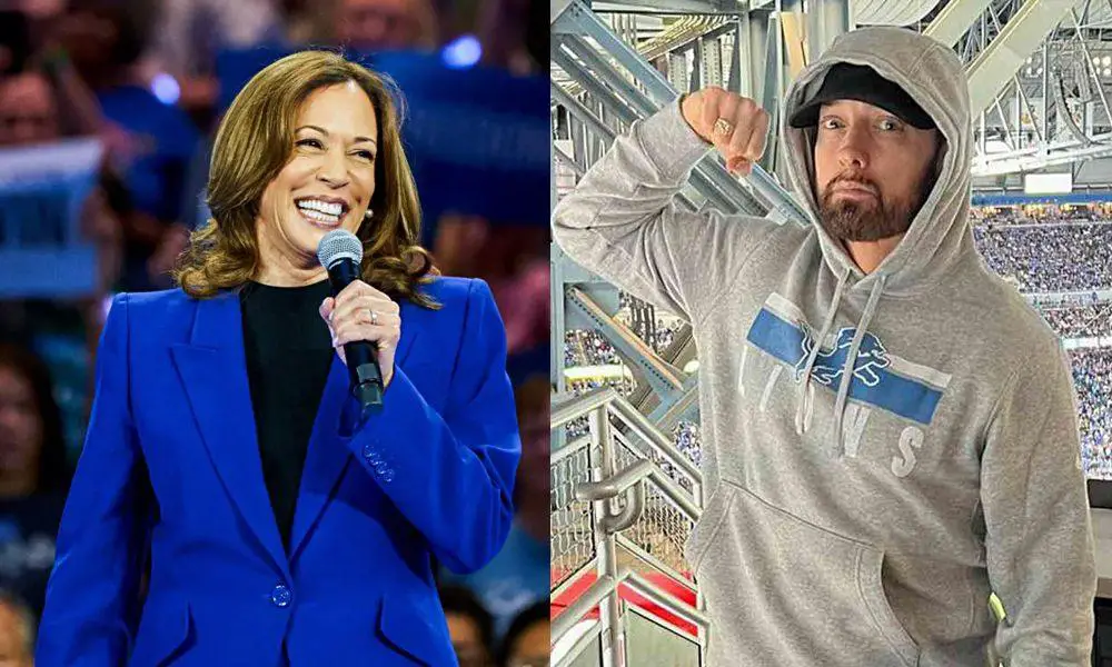 Kamala Harris’ convention in Chicago was accompanied by an Eminem song while Michigan pledged their support