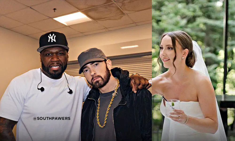 50 Cent reveals he cried during Eminem daughter’s wedding