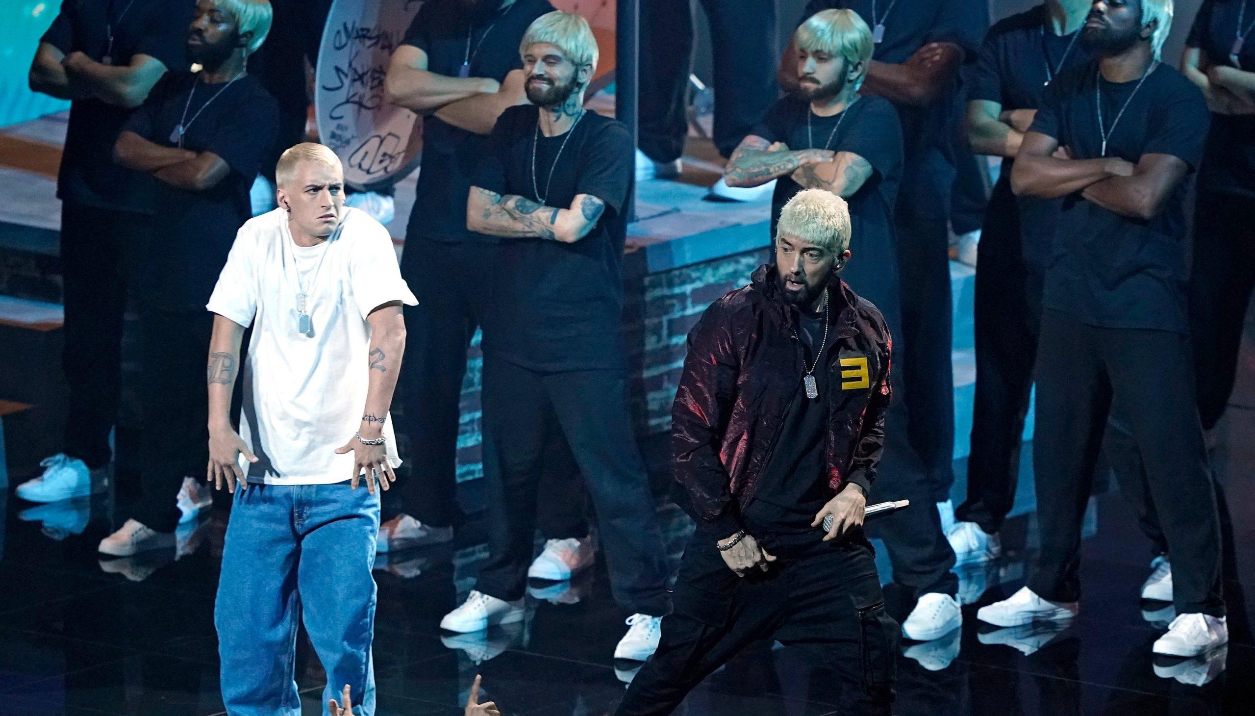 Eminem opens 2024 MTV VMAs with "Houdini" & "Somebody Save Me"