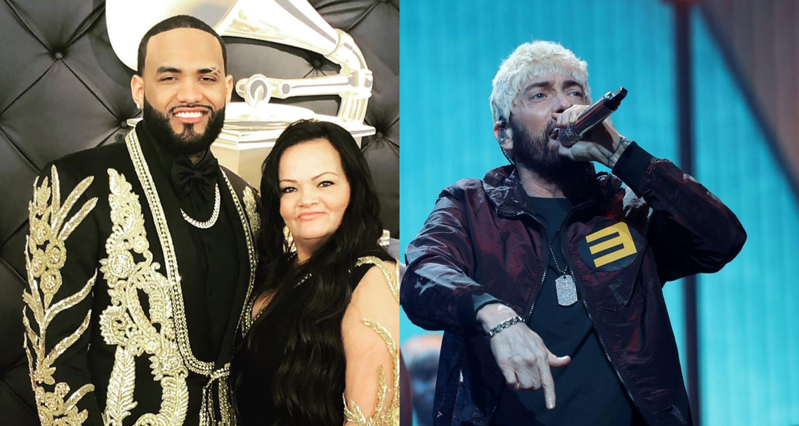 Joyner Lucas' mom sings along Eminem at 2024 MTV VMAs