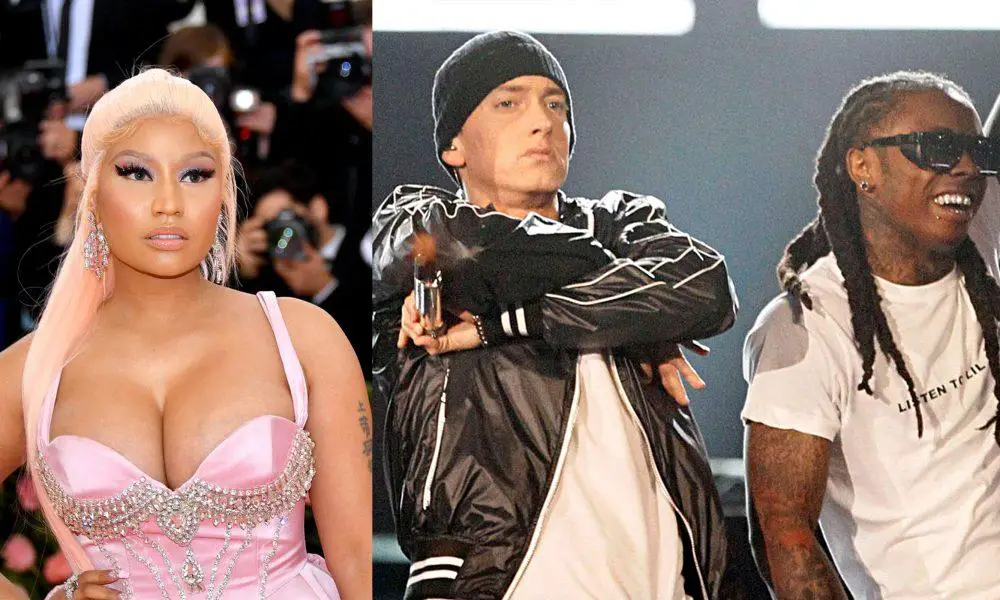 Angry Nicki Minaj shows love to Eminem following NFL & JAY-Z snubbing Lil Wayne over Kendrick Lamar