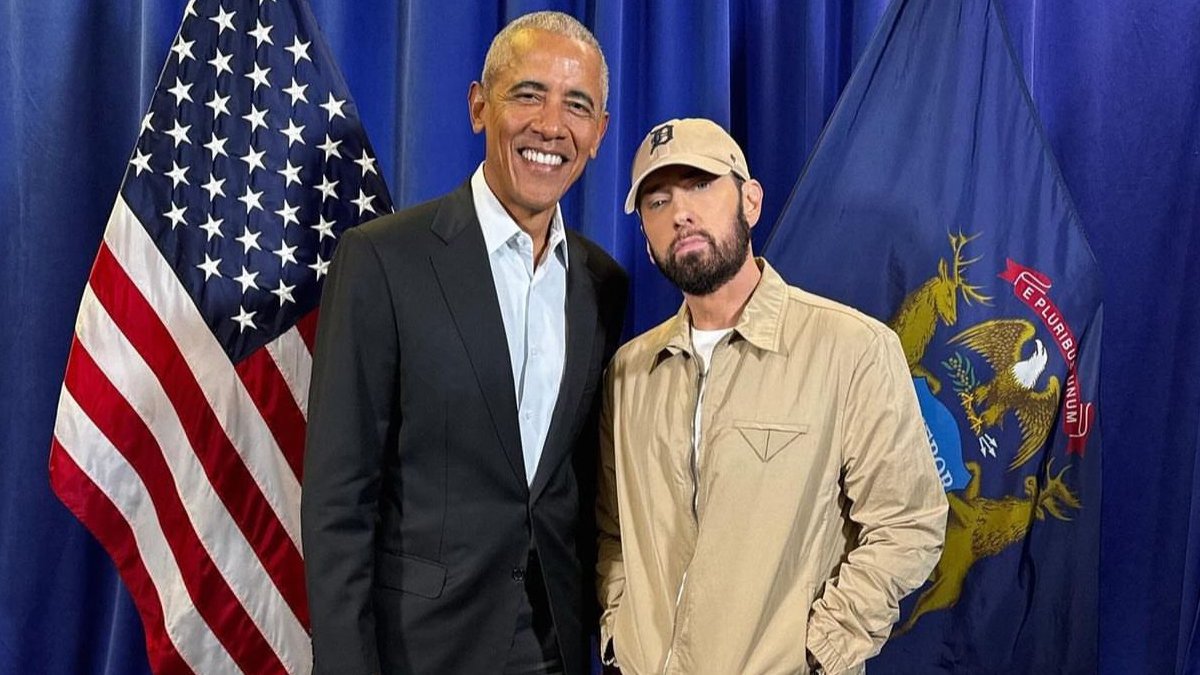 Eminem & Jay-Z Fueled Barack Obama’s Historic First Presidential Campaign Debate Rituals