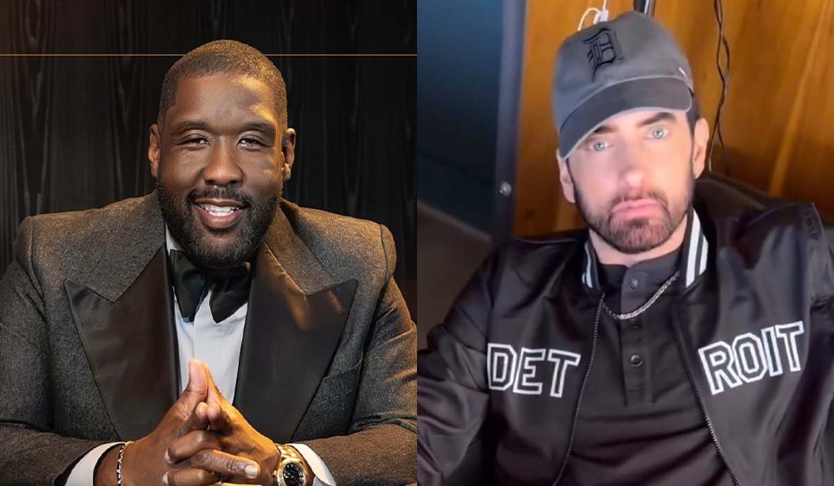 Eminem Sends Video Congratulating Longtime Musical Director Adam Blackstone on Philly Honor