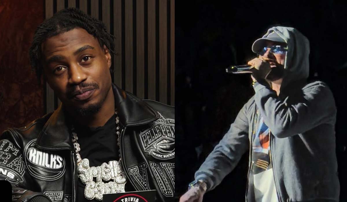 Lil Tjay Fails Eminem Trivia on XXL's 'Rhyme and Risk'